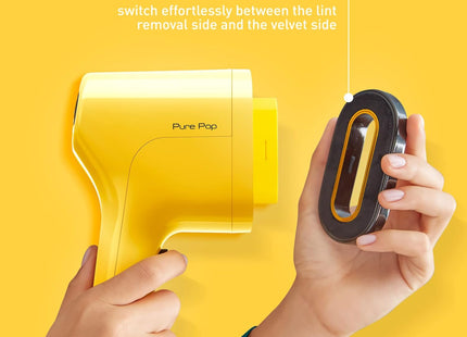 Tefal Pure Pop Handheld Clothes Steamer Yellow, Travel Garment Steamer - Used