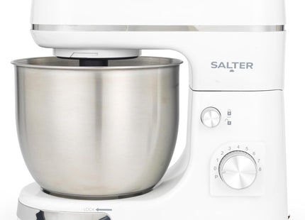 Salter Boston Stand Mixer 5L – 1300W 8 Speed Kitchen Mixer with Attachments
