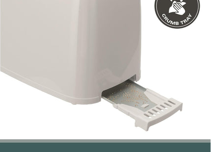 Hamilton Beach Essentials 2 Slice Toaster 650W, Wide Slots, HB1116W – White