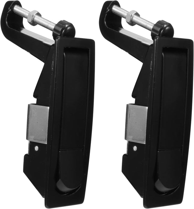 2PCS Zinc Alloy Compression Latch Lock Set – Adjustable Lever Cabinet Latches