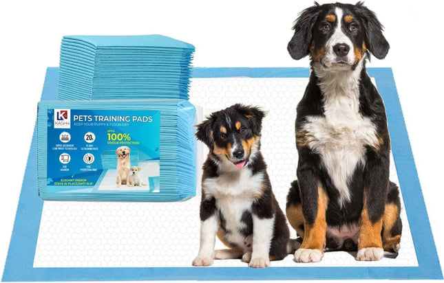 KASH4 Hexagonal Puppy Training Pads 60 x 60cm Super Absorbent – 20 Pack
