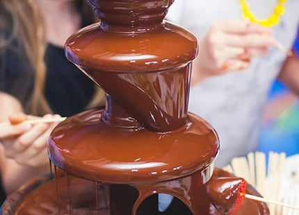 Opal OCF11 900ml Extra Large 3-Tier Stainless Steel Chocolate Fountain