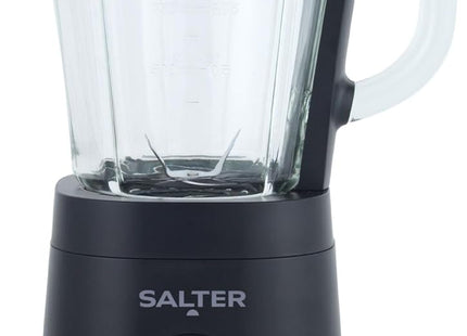 Salter Kuro Glass Jug Blender – 1.5L Smoothie Maker, 600W, Black
