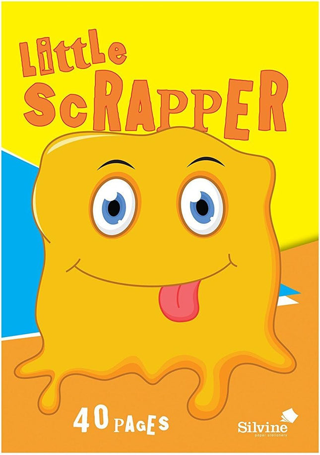 Silvine A5 Little Scrapper Scrap Book, Pack of 3