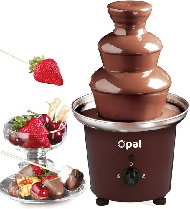 Opal OCF11 900ml Extra Large 3-Tier Stainless Steel Chocolate Fountain