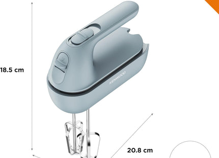 Kenwood QuickMix Go HMP40.000GY Hand Mixer 350W – 5 Speeds, Storm Blue
