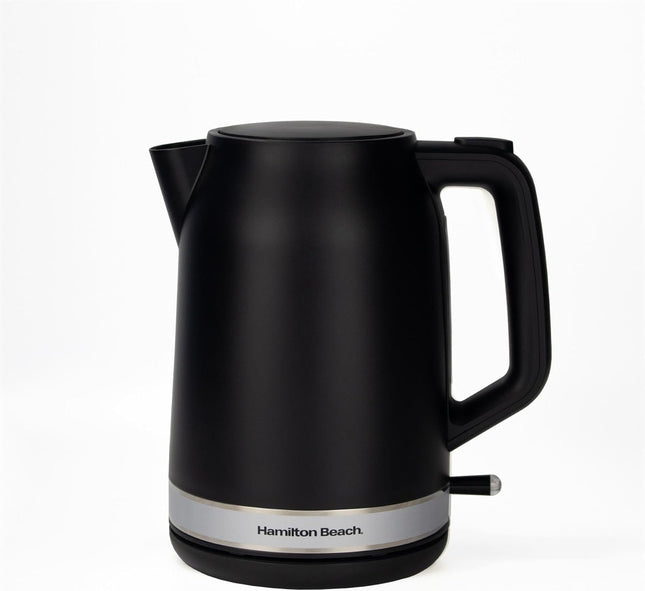 Hamilton Beach Ella 1.7L Electric Kettle, Auto Shut Off, Matte Black - HBK3045MB