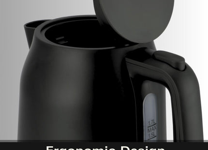Hamilton Beach Ella 1.7L Electric Kettle, Auto Shut Off, Matte Black - HBK3045MB