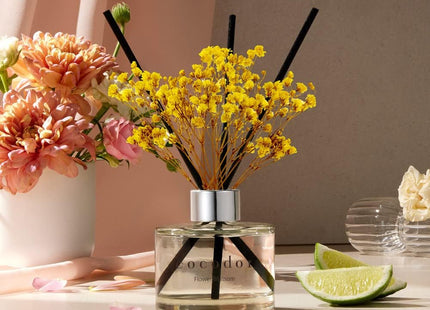 Cocod'or Lovely Peony Reed Diffuser 200ml with Preserved Flowers