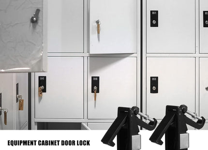 2PCS Zinc Alloy Compression Latch Lock Set – Adjustable Lever Cabinet Latches