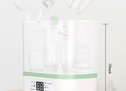 Momcozy 8-in-1 Baby Bottle Sterilizer & Dryer with 24H Storage - Used