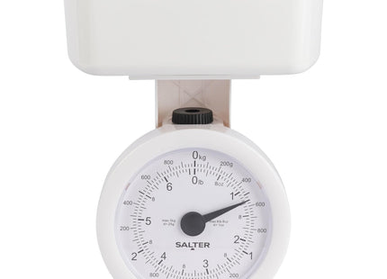 Salter Mini Mechanical Kitchen Scale with 1L Bowl – 3kg Analogue Food Scale