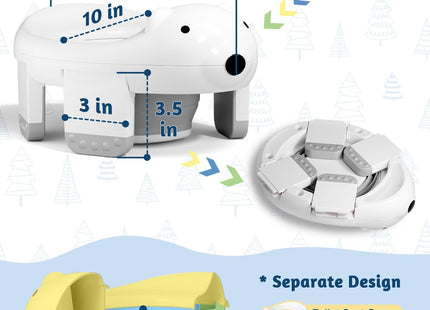 Portable Travel Potty – Folding Toddler Toilet with Potty Chart & Storage Bag