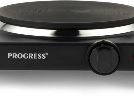Progress Single Electric Hot Plate – Portable Tabletop Cooker, 1500W - Used