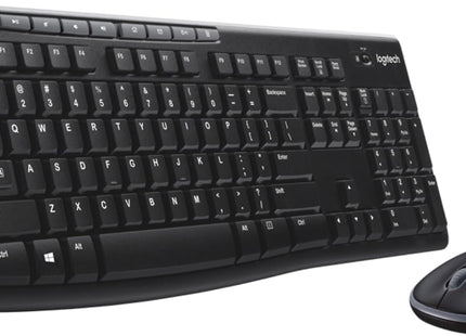 Logitech MK270 Wireless Keyboard and Mouse Combo – UK QWERTY Full Size Set