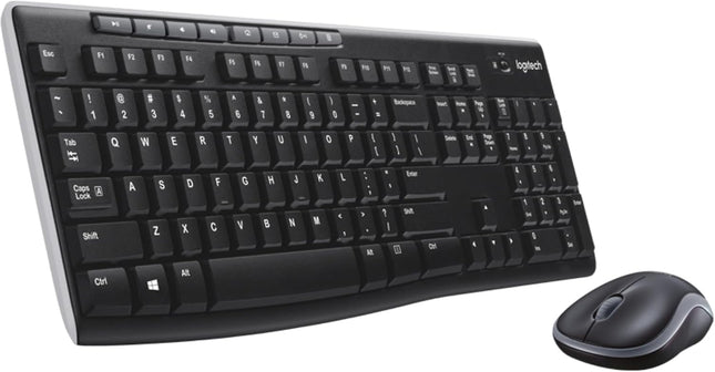 Logitech MK270 Wireless Keyboard and Mouse Combo – UK QWERTY Full Size Set