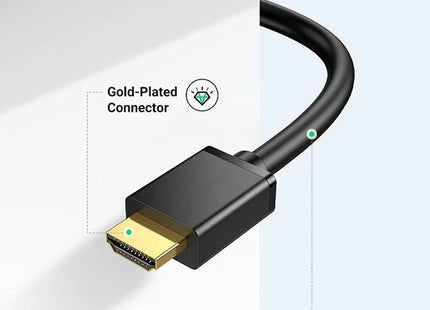Herfair 1.8M USB-A to HDMI Charging Cable 5V Male to Male (Only for Charging) - Black
