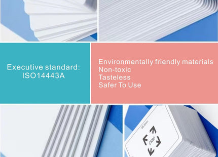 TimesKey Inkjet Printable PVC ID Cards – CR80 Waterproof Cards 100 Pack