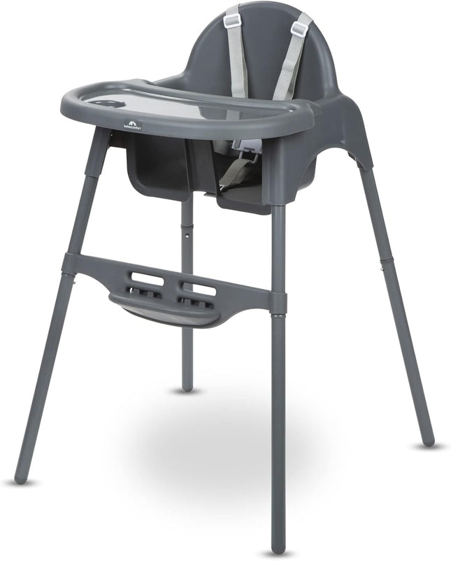 Bebeconfort Meely 2-in-1 Baby High Chair Dark Grey Feeding Chair, 6 Months – 3 Years