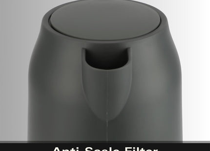 Hamilton Beach Ella 1.7L Electric Kettle, Auto Shut Off, Matte Charcoal - HBK3045MCH