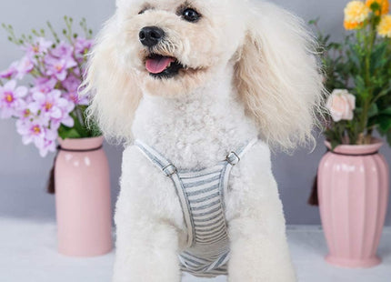 Balacoo Female Dog Diaper with Suspenders – Grey Size L