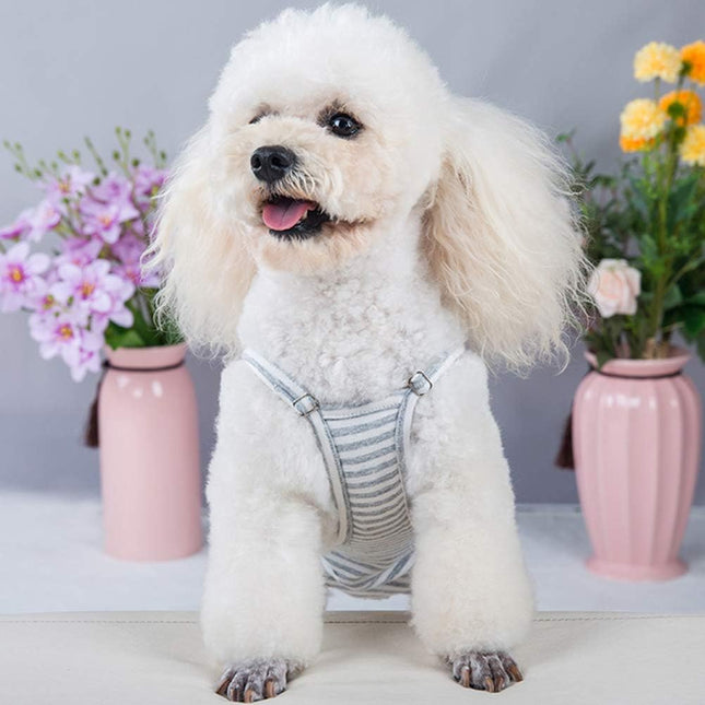 Balacoo Female Dog Diaper with Suspenders – Grey Size L