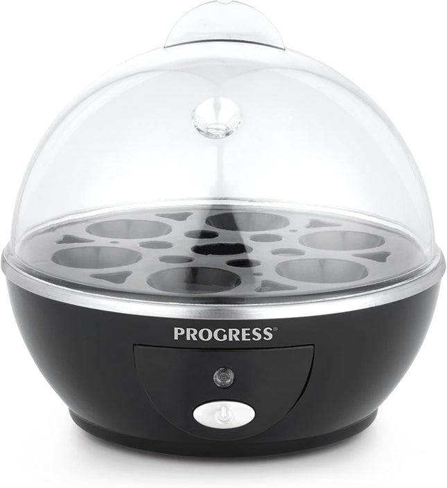 Progress Electric Egg Boiler EK2783P – 6 Egg Cooker, Poacher & Steamer