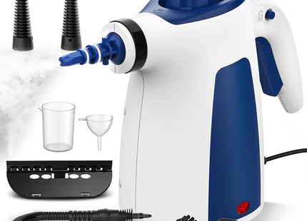 ASSCA WHL-609 Handheld Steam Cleaner 1050W with 9-Piece Accessory Set