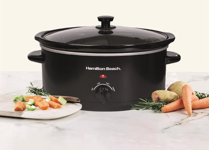 Hamilton Beach Family Favourite 6.5L Slow Cooker, HBSC070B - Black