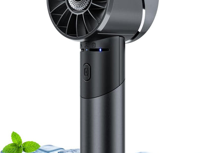Wastou G3 Mini Handheld Fan 4-Speed 2600mAh USB-C Rechargeable – Black
