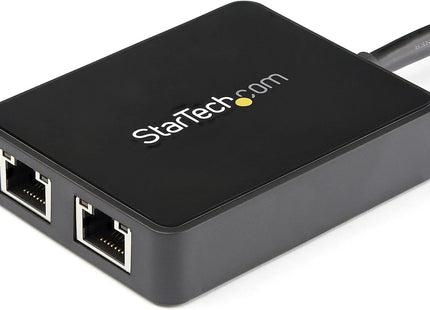 StarTech USB32000SPT USB 3.0 Dual Port Gigabit Ethernet LAN Adapter