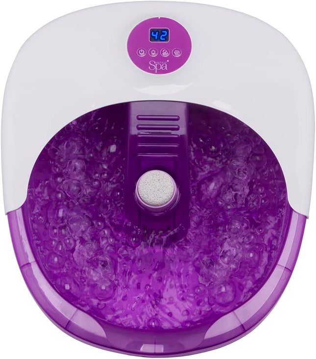 Sensio Luxury Heated Foot Spa Massager with Digital Temperature Control & Pedicure Set