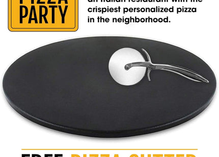 Heritage 38cm Ceramic Pizza Stone for Oven & Grill – Non-Stick Baking Stone