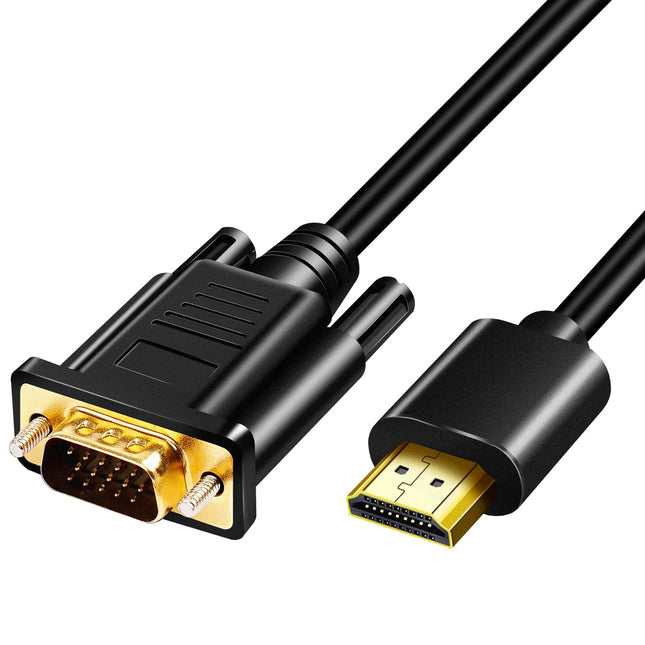 Herfair 1M HDMI to VGA Cable 1080P 60Hz Active Converter HFR112
