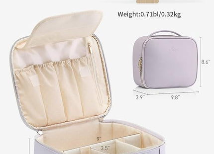 VLANDO Large Travel Cosmetic & Toiletry Organiser Bag – Purple