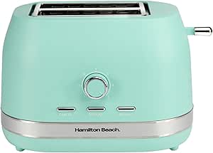 Hamilton Beach Ella 2 Slice Toaster 800W, Wide Slots, HBT1322MM – Matte Mint