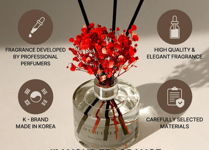 Cocod'or Lovely Peony Reed Diffuser 200ml with Preserved Flowers