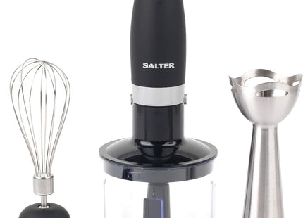 Salter 3-in-1 Hand Blender Set – Chopper, Whisk & Blender, 500ml Bowl, 350W - Used