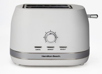 Hamilton Beach Ella 2 Slice Toaster 800W Wide Slots, HBT1322MW – Matte White