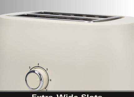 Hamilton Beach Ella 2 Slice Toaster 800W, Wide Slots, HBT1322MC – Matte Latte