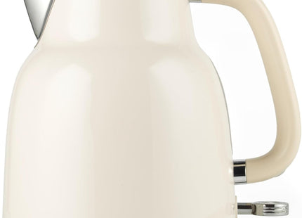 Salter Retro Cream Electric Kettle – 1.7L Rapid Boil 3kW, Vintage Design