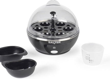 Salter Electric Egg Cooker – 6 Egg Boiler with Poaching Trays, 430W