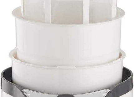 VonShef Yoghurt Maker Machine 1.8L – Natural & Greek Yogurt with Strainer
