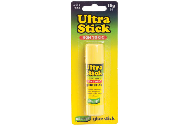Ultratape Acid Free Glue Stick – 15g, Strong & Non-Toxic