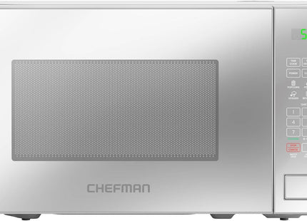 Chefman 20L 800W Microwave Oven with Mirror Finish – Digital Controls