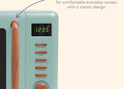 Haden Dorchester 20L Digital Microwave 800W 5 Power Levels – Sage Green