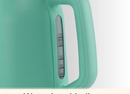 Hamilton Beach Ella 1.7L Electric Kettle, Auto Shut Off, Matte Mint - HBK3045MM
