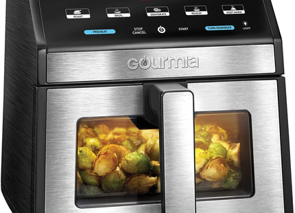 Gourmia 7.6L Digital Air Fryer – Window View, Guided Cooking, 7 Preset