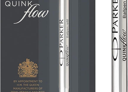 Parker Ballpoint Pen Refill – Medium Point, Blue QUINKflow Ink (1 Count)