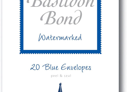Basildon Bond Luxury Peel & Seal Envelopes – Duke Size Blue (Pack of 20)